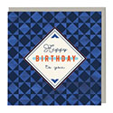 Card Geometric Happy Birthday To You